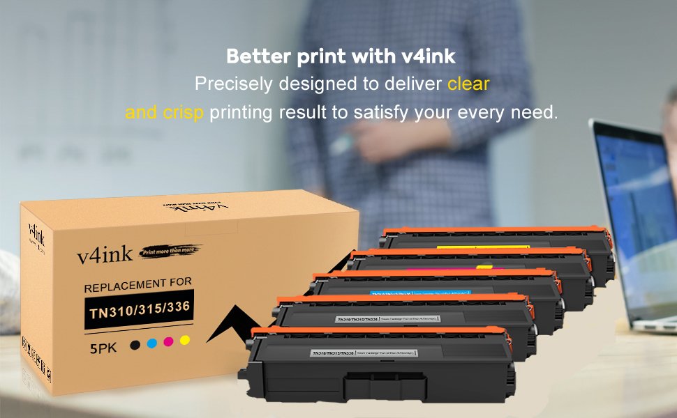v4ink tn310 tn315 TN336 toner 5 packs